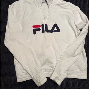 Fila Navy and White sweatshirt Jacket size L/XL
